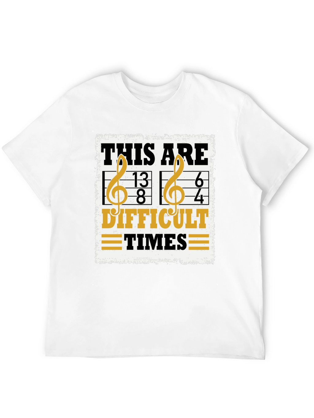 Difficult Times Music Pun T-Shirt