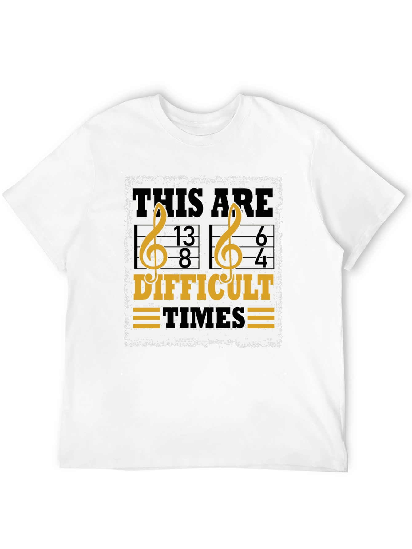 Difficult Times Music Pun T-Shirt