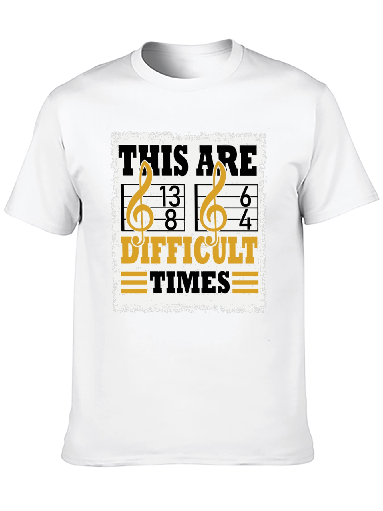 Difficult Times Music Pun T-Shirt