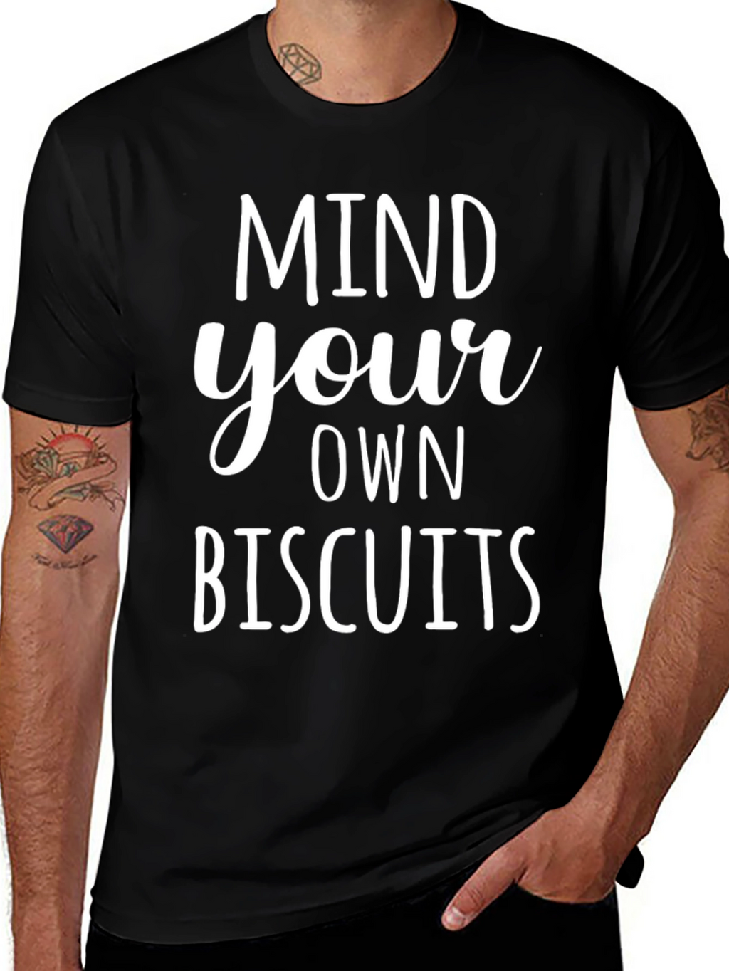 Mind Your Own Biscuits Graphic Tee