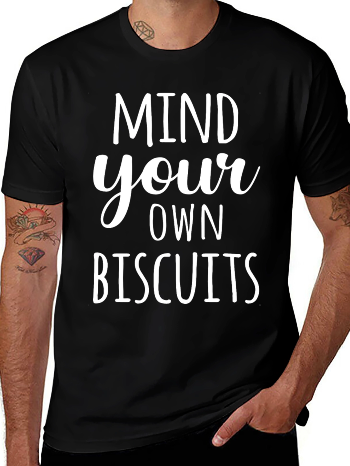Mind Your Own Biscuits Graphic Tee