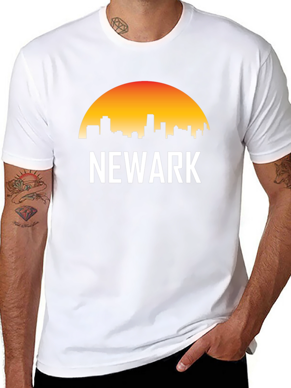 Newark Cityscape Graphic Tee - Urban Style T-Shirt