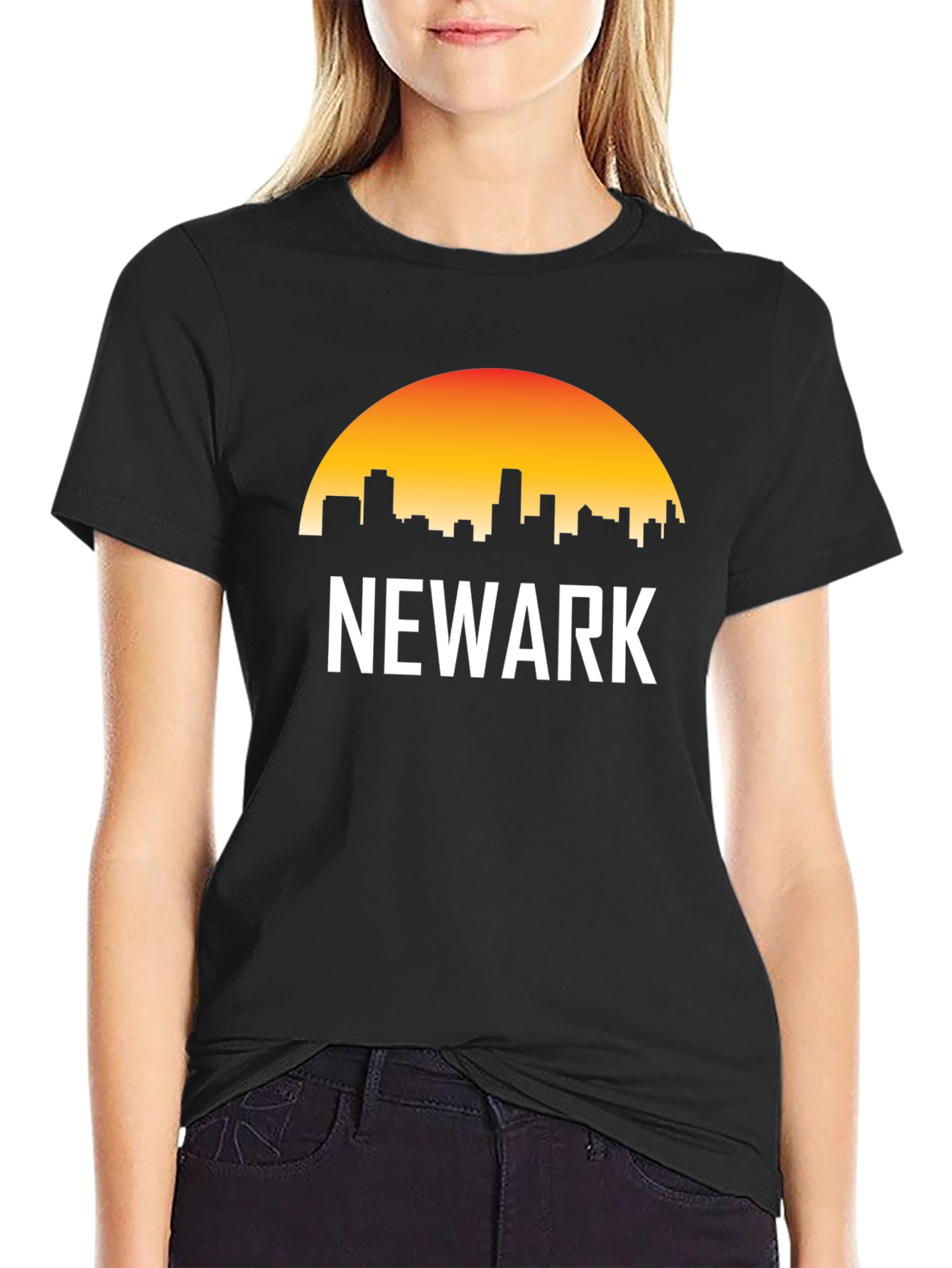 Newark Cityscape Graphic Tee - Urban Style T-Shirt