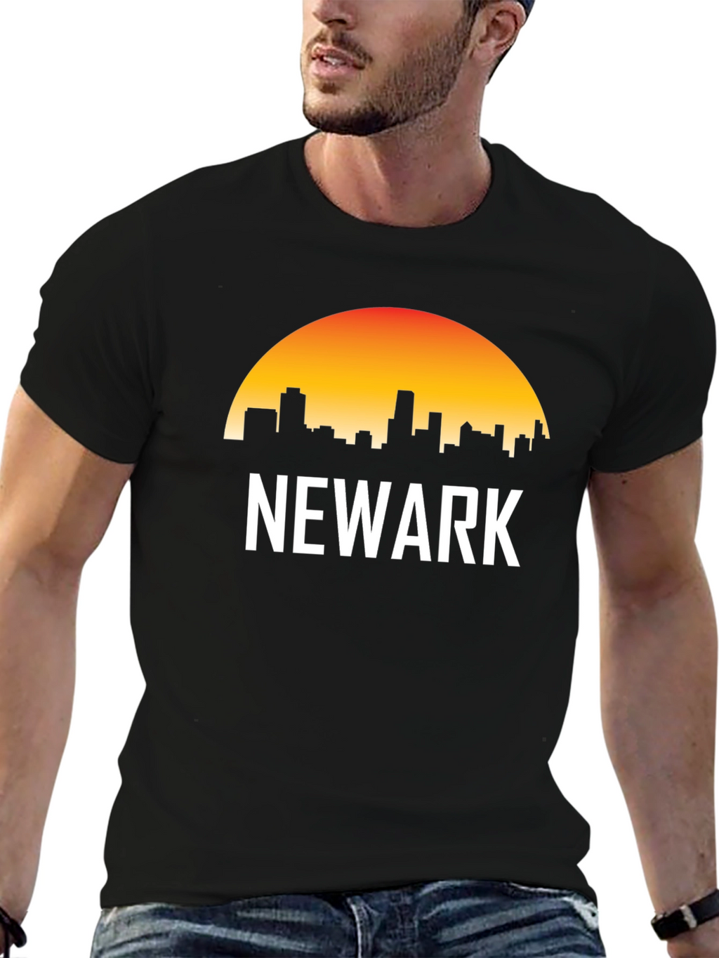 Newark Cityscape Graphic Tee - Urban Style T-Shirt
