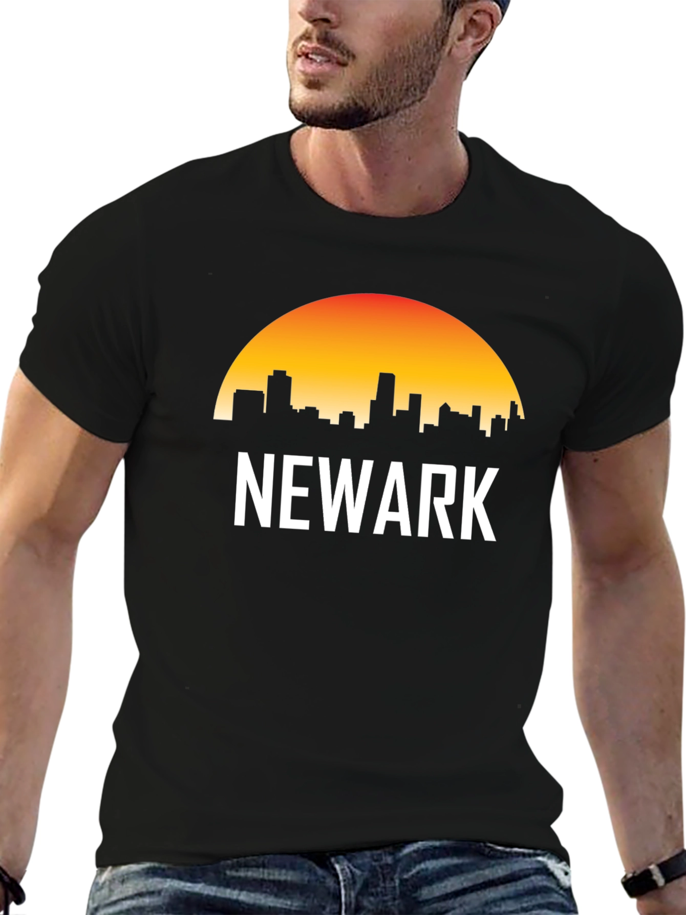 Newark Cityscape Graphic Tee - Urban Style T-Shirt