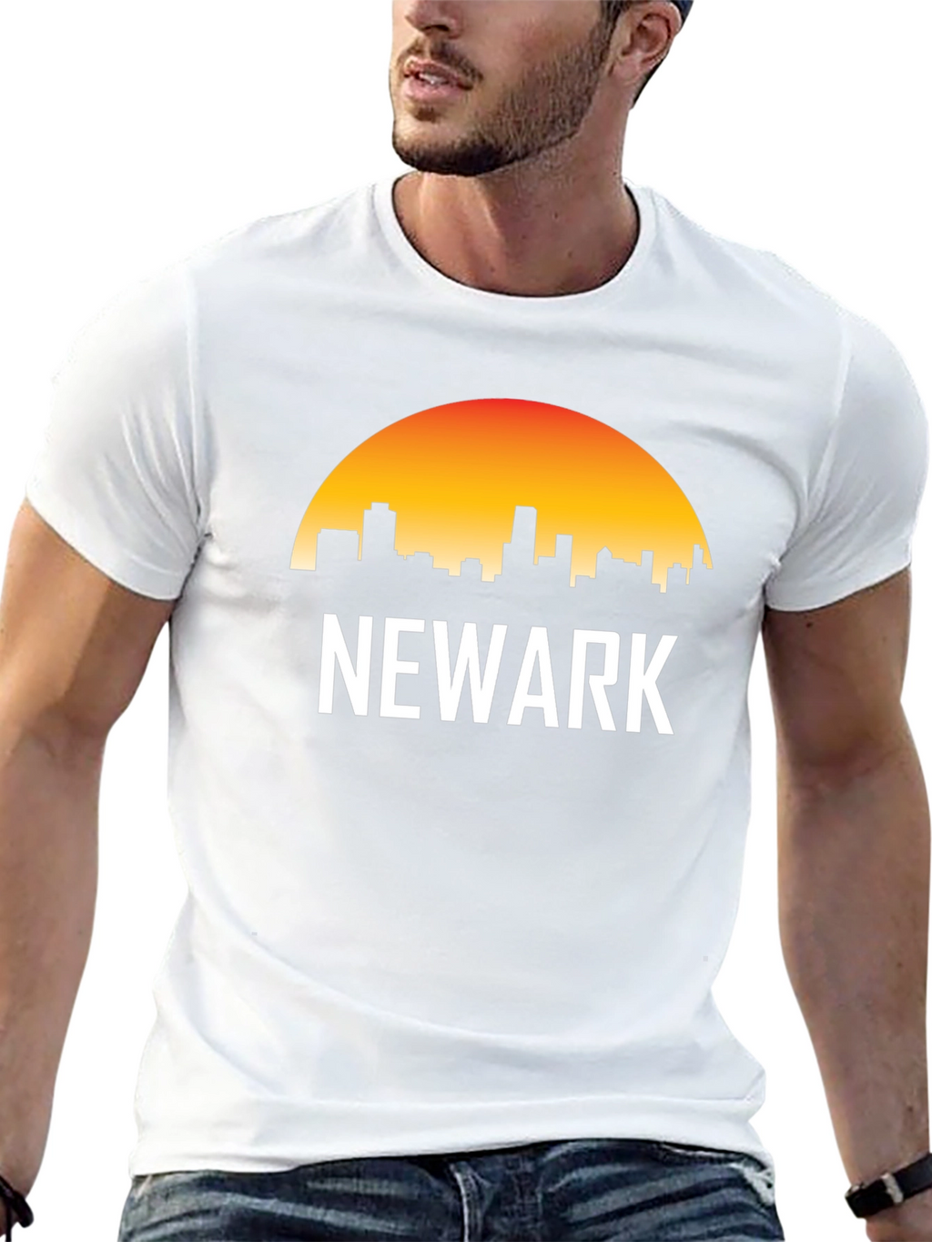 Newark Cityscape Graphic Tee - Urban Style T-Shirt