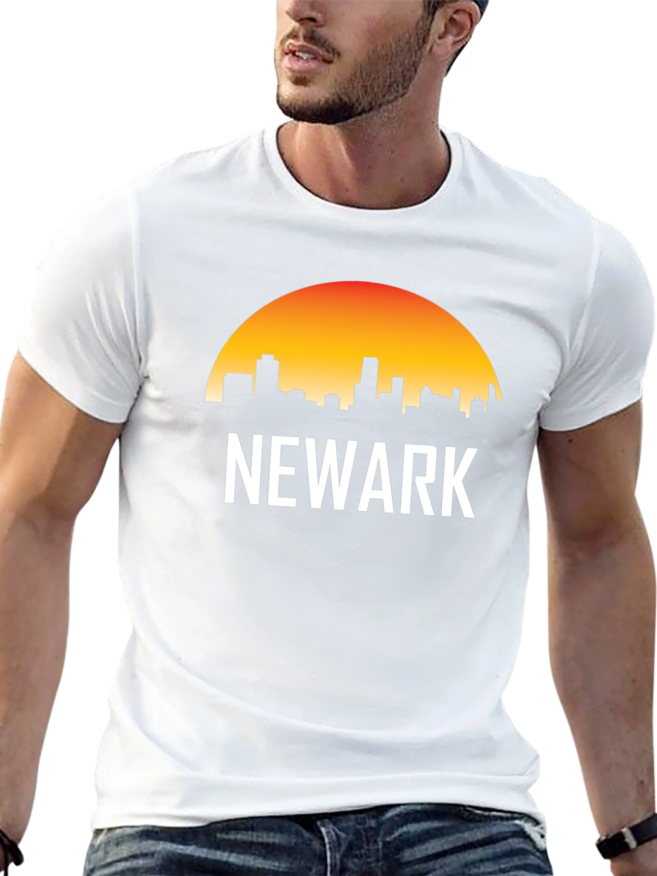Newark Cityscape Graphic Tee - Urban Style T-Shirt