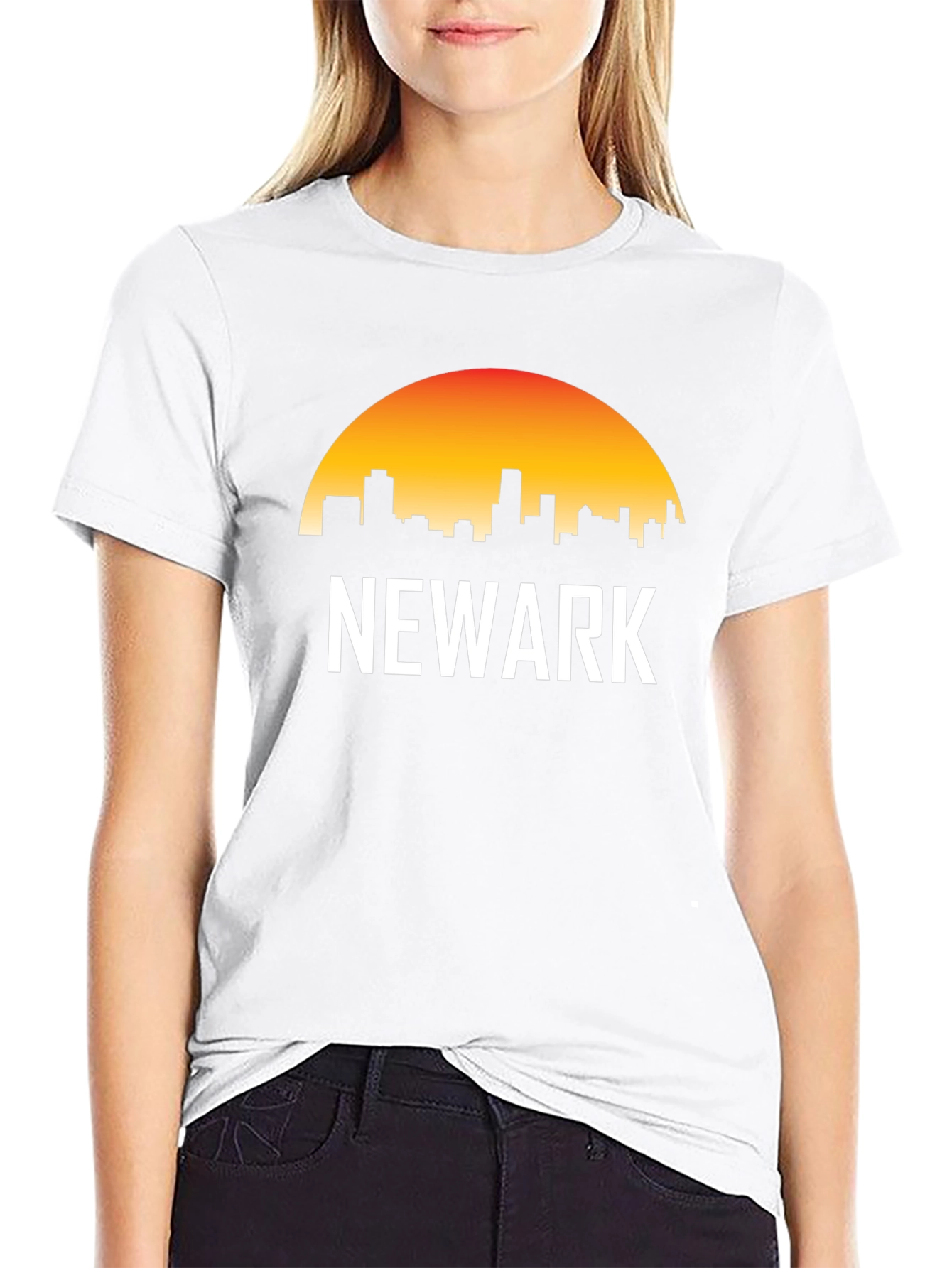 Newark Cityscape Graphic Tee - Urban Style T-Shirt
