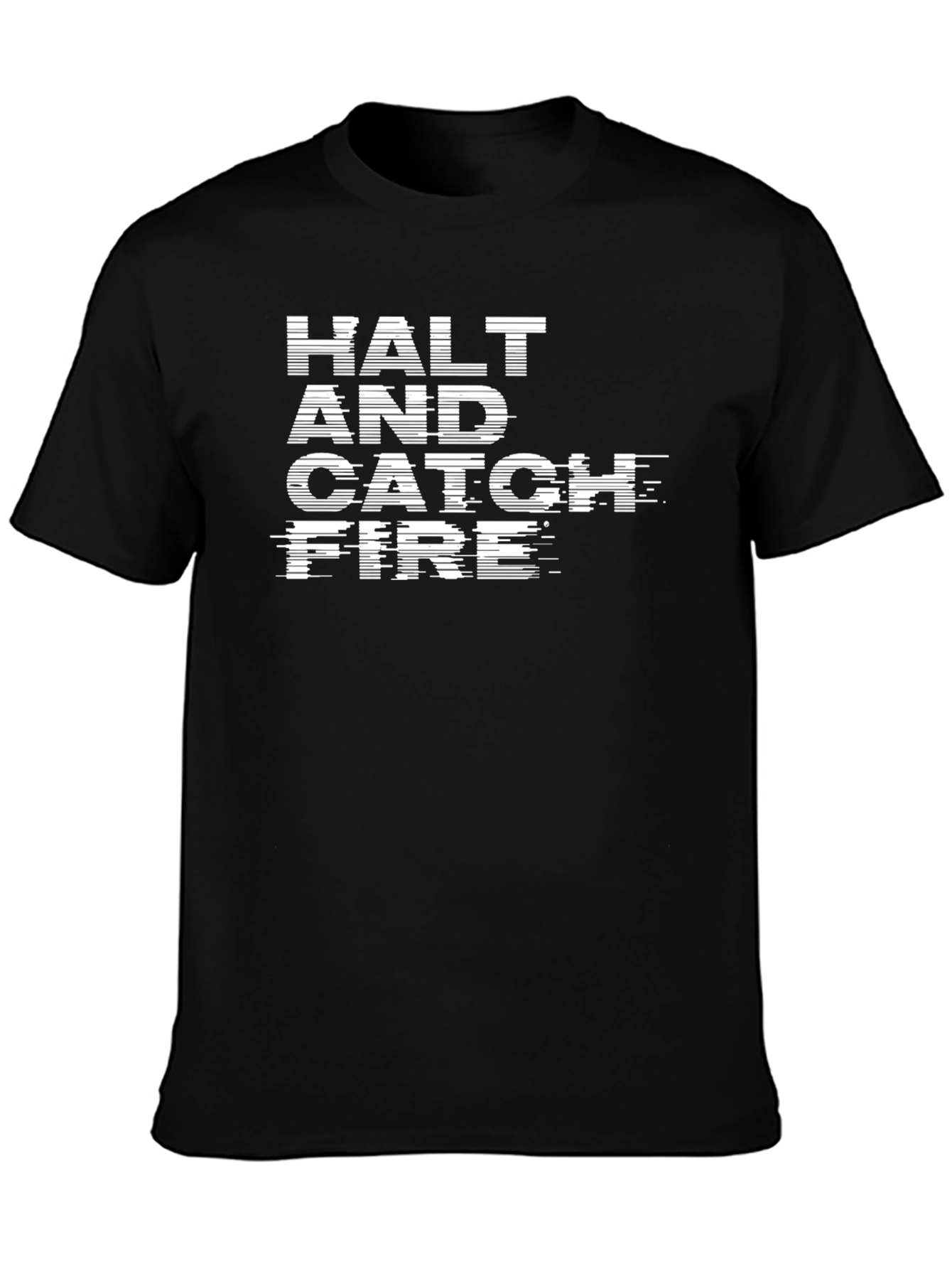 Halt and Catch Fire Graphic T-Shirt - Black