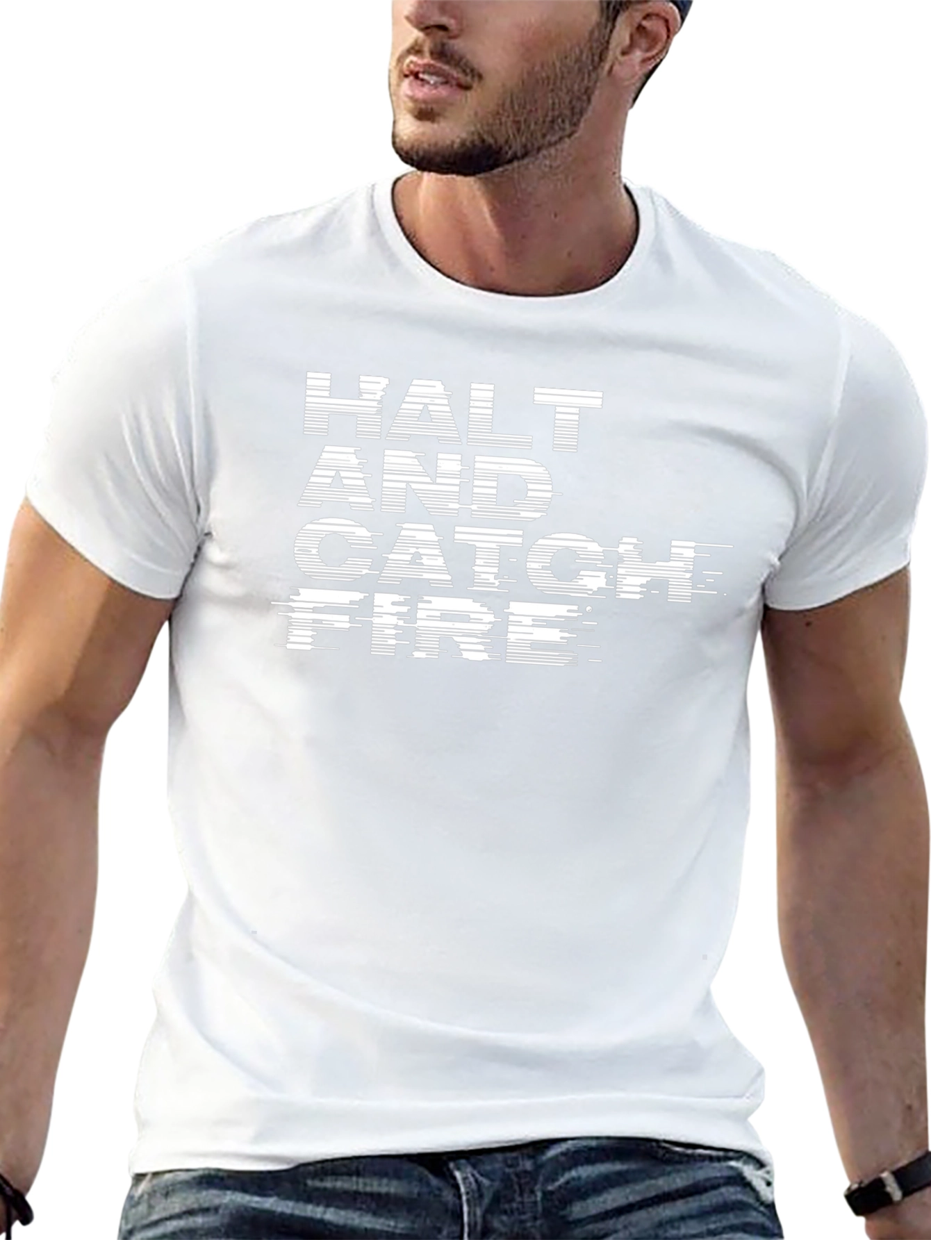 Halt and Catch Fire Graphic T-Shirt - Black