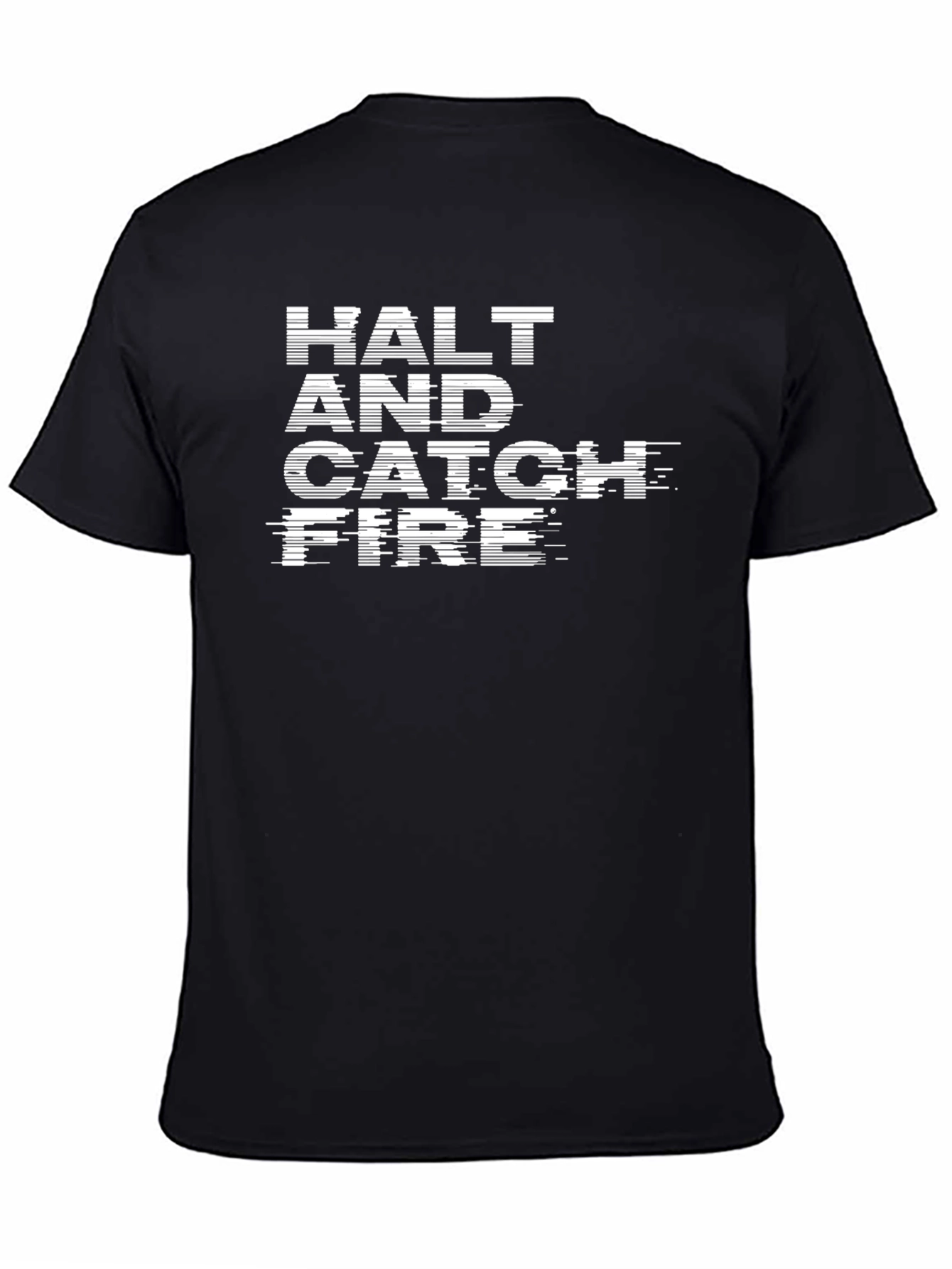 Halt and Catch Fire Graphic T-Shirt - Black