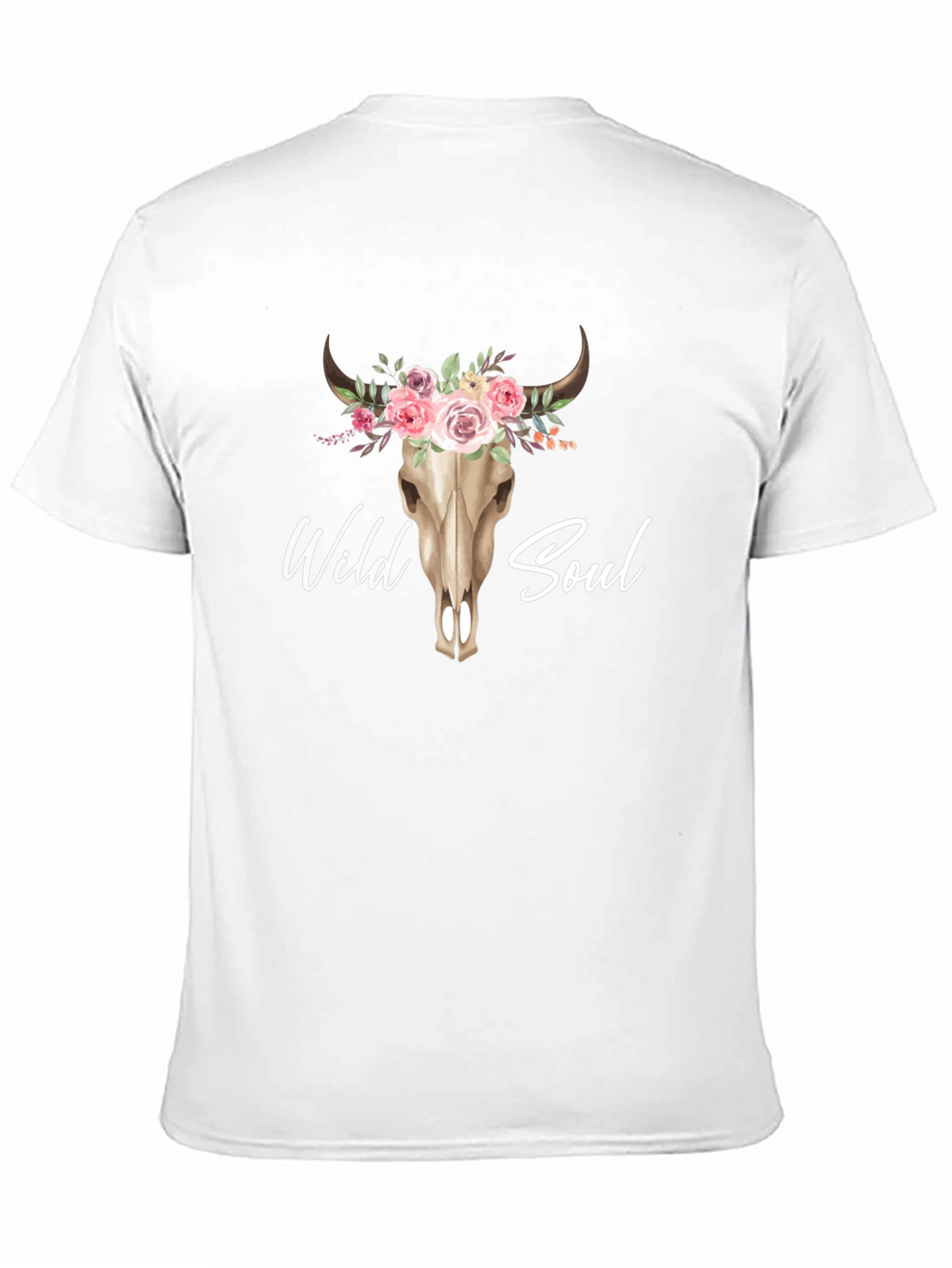 Wild Soul Bull Skull Graphic Tee