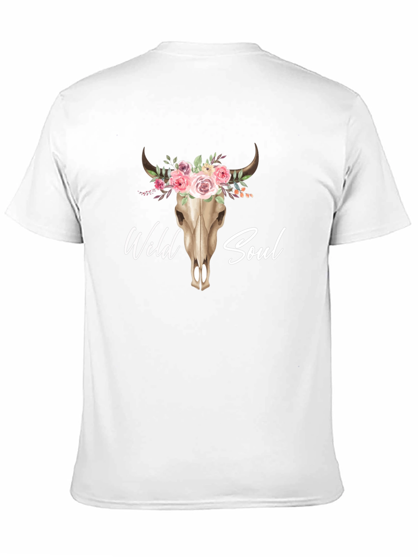 Wild Soul Bull Skull Graphic Tee