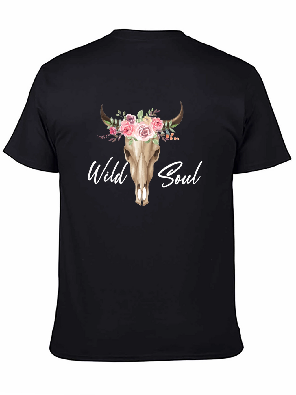 Wild Soul Bull Skull Graphic Tee