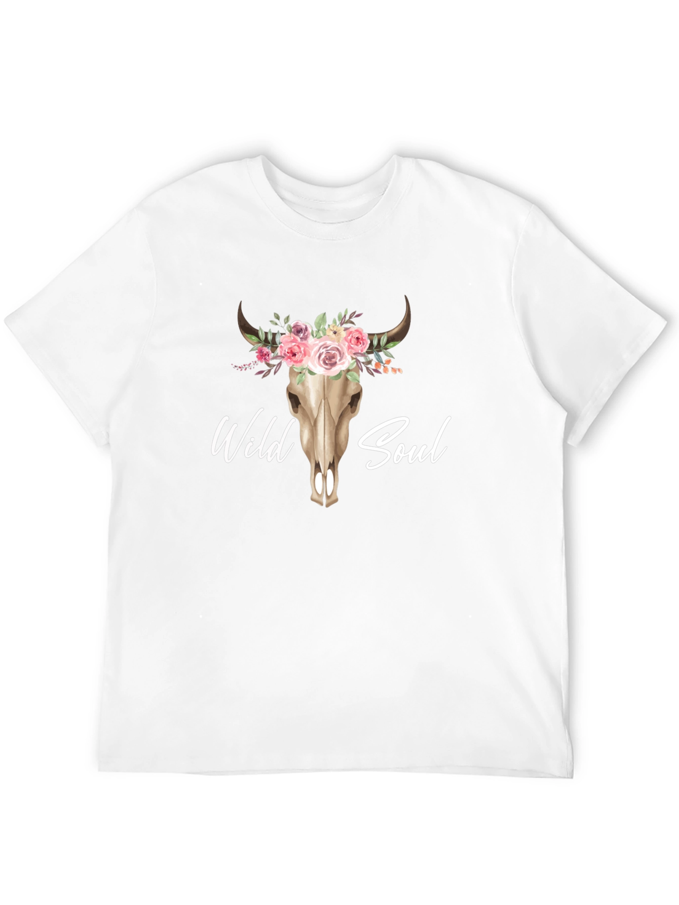 Wild Soul Bull Skull Graphic Tee