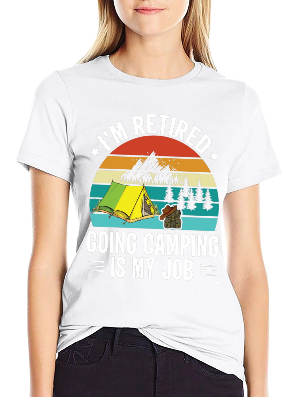 Retired Camping T-Shirt - My Job!