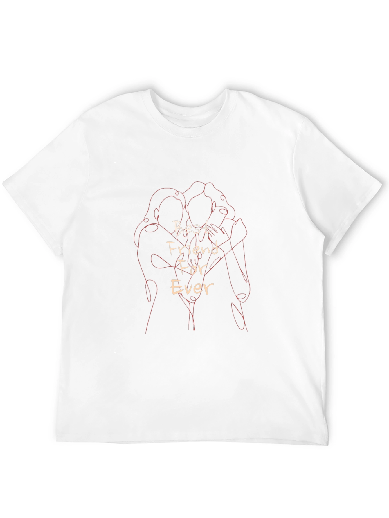 Best Friends Forever Graphic Tee - Trendy Unisex T-Shirt