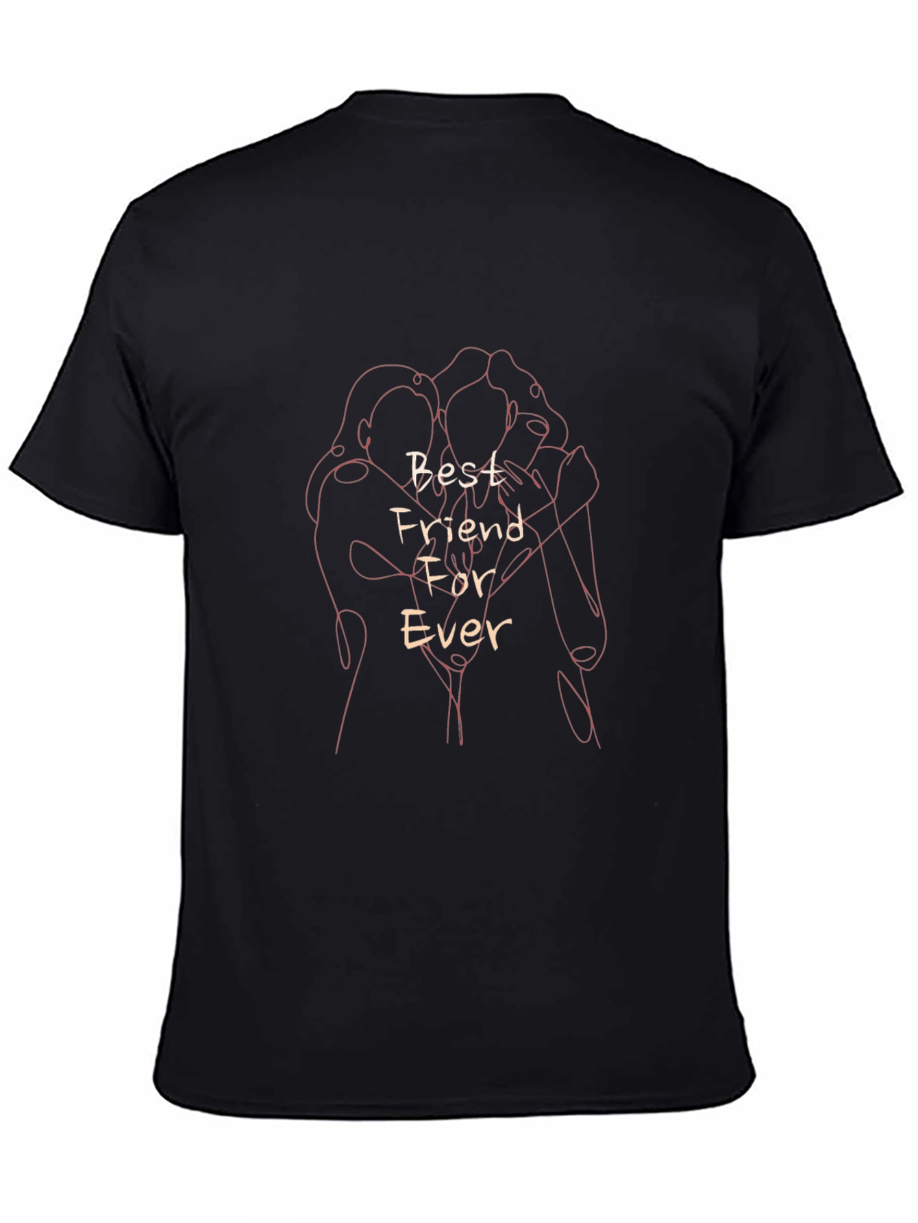 Best Friends Forever Graphic Tee - Trendy Unisex T-Shirt