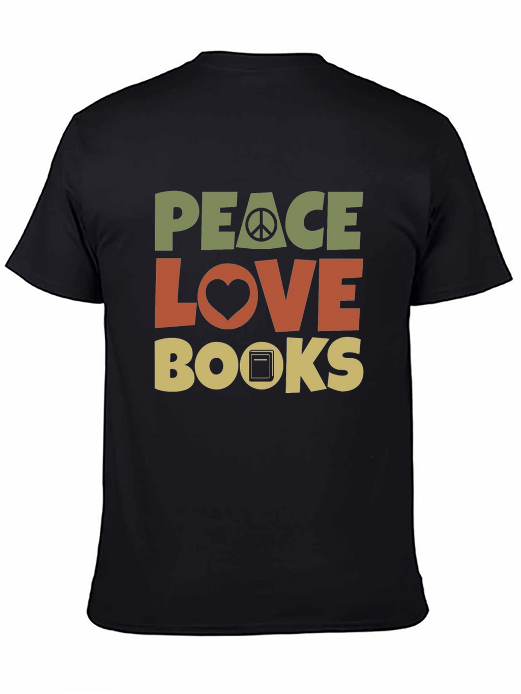 Peace Love Books T-Shirt