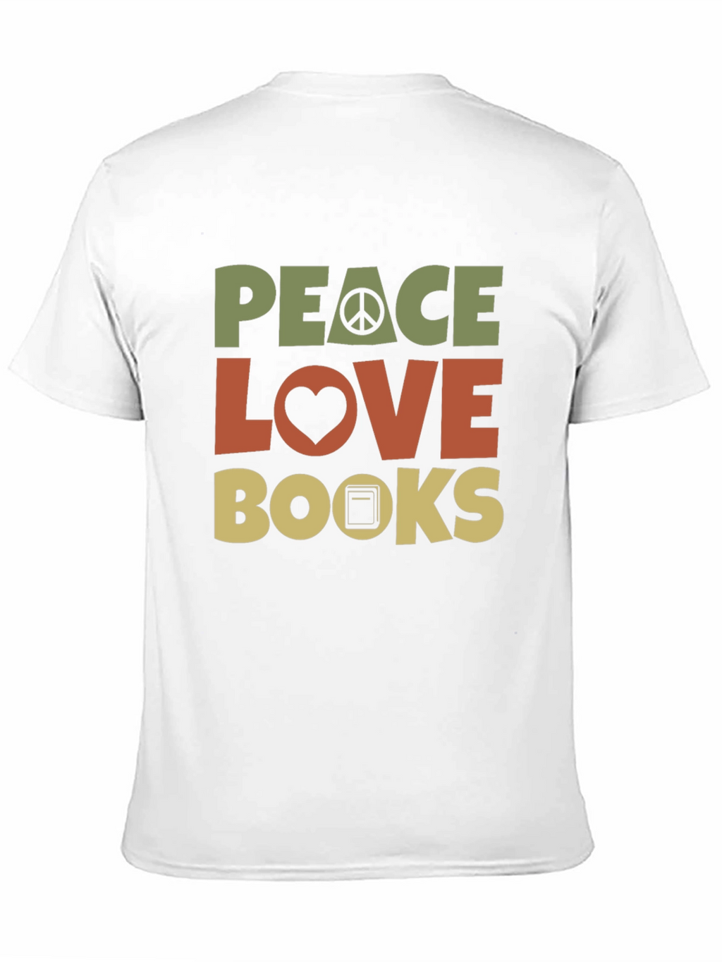Peace Love Books T-Shirt