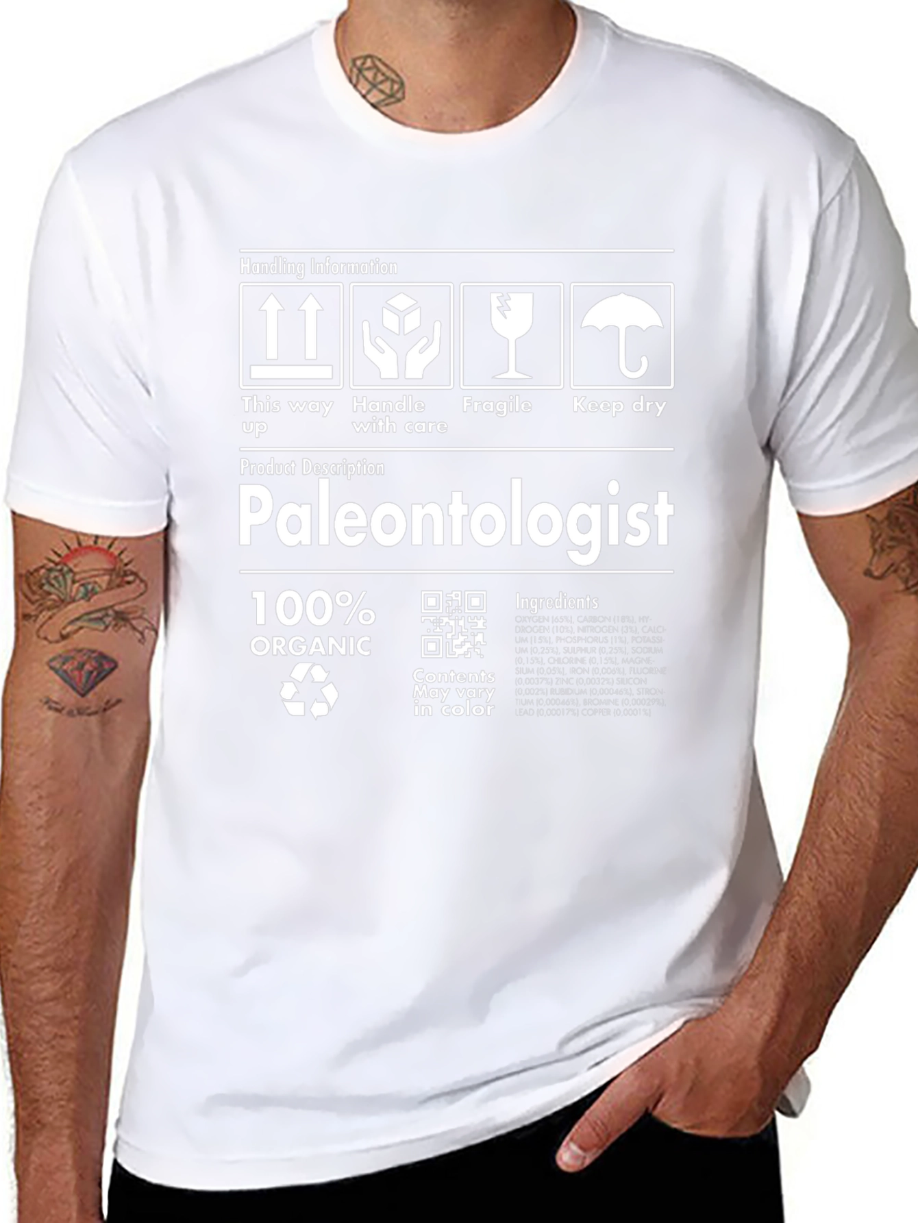 Paleontologist 100% Organic T-Shirt