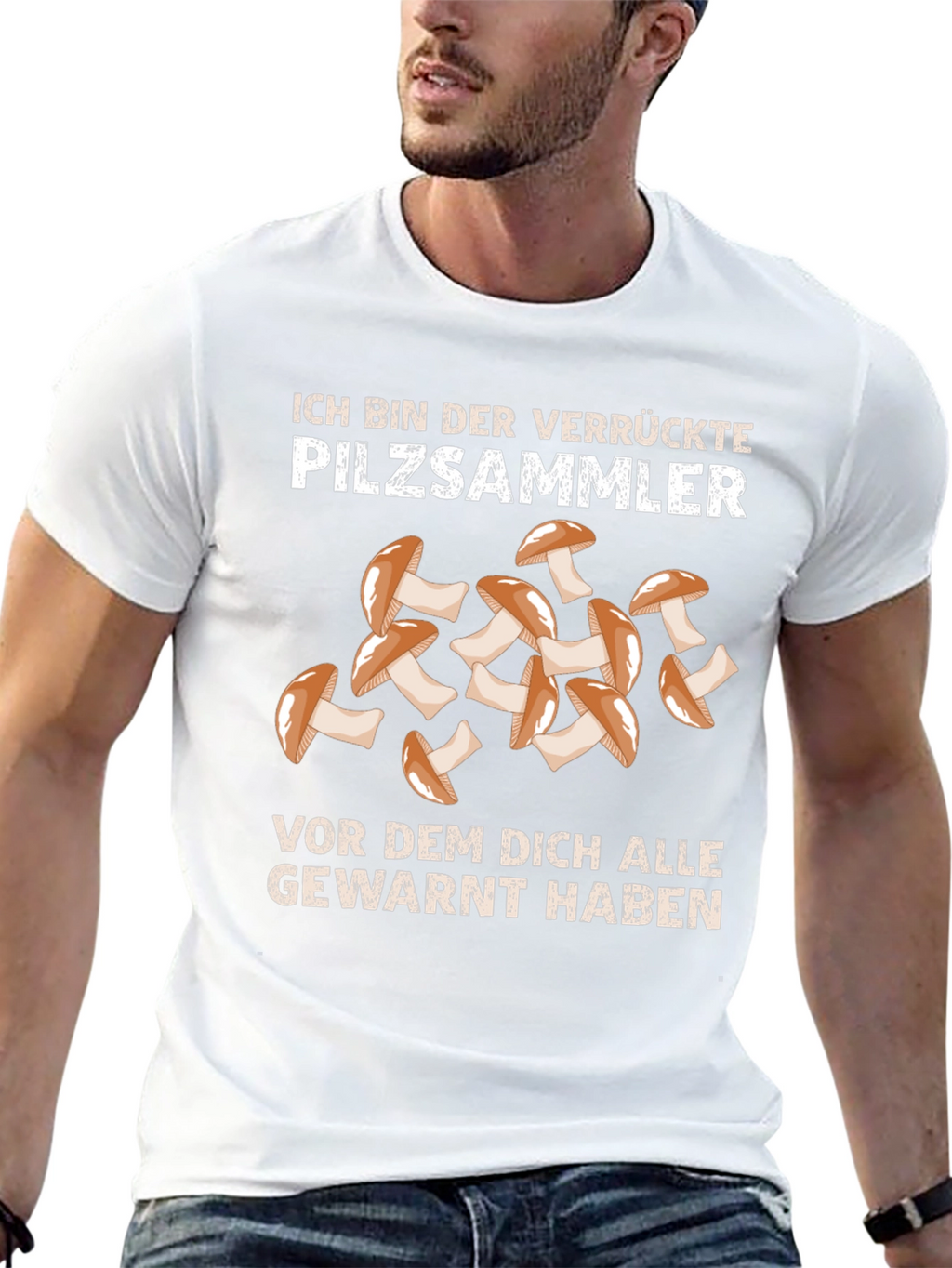 Crazy Mushroom Picker T-Shirt