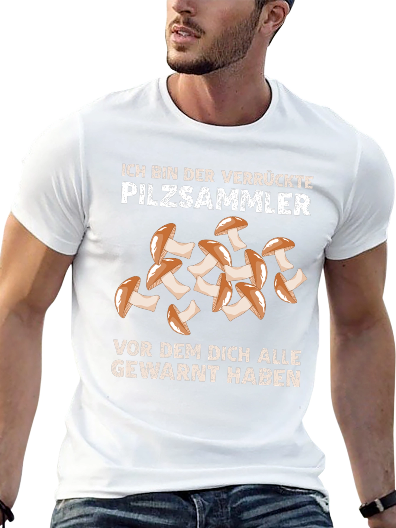 Crazy Mushroom Picker T-Shirt