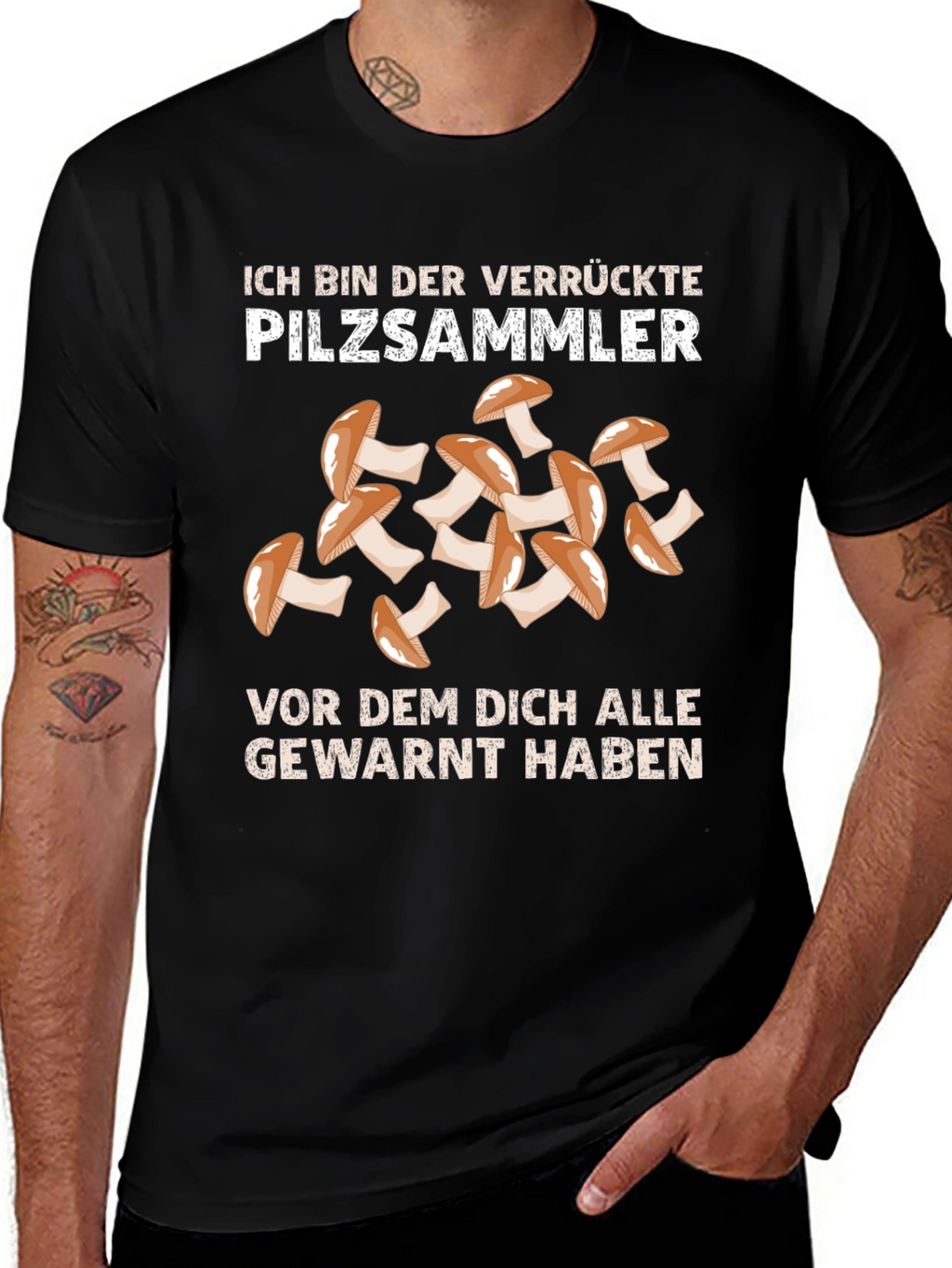 Crazy Mushroom Picker T-Shirt