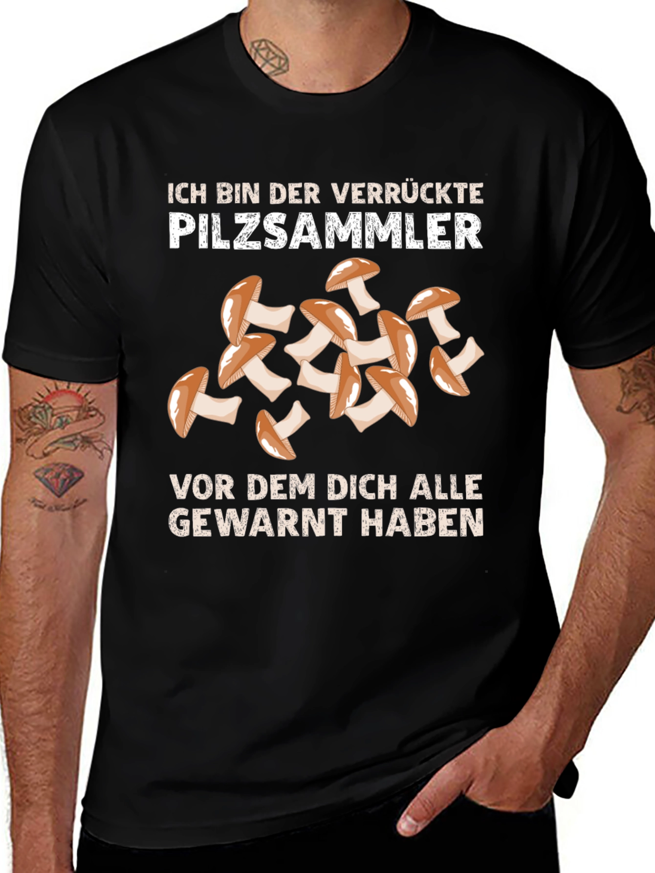 Crazy Mushroom Picker T-Shirt