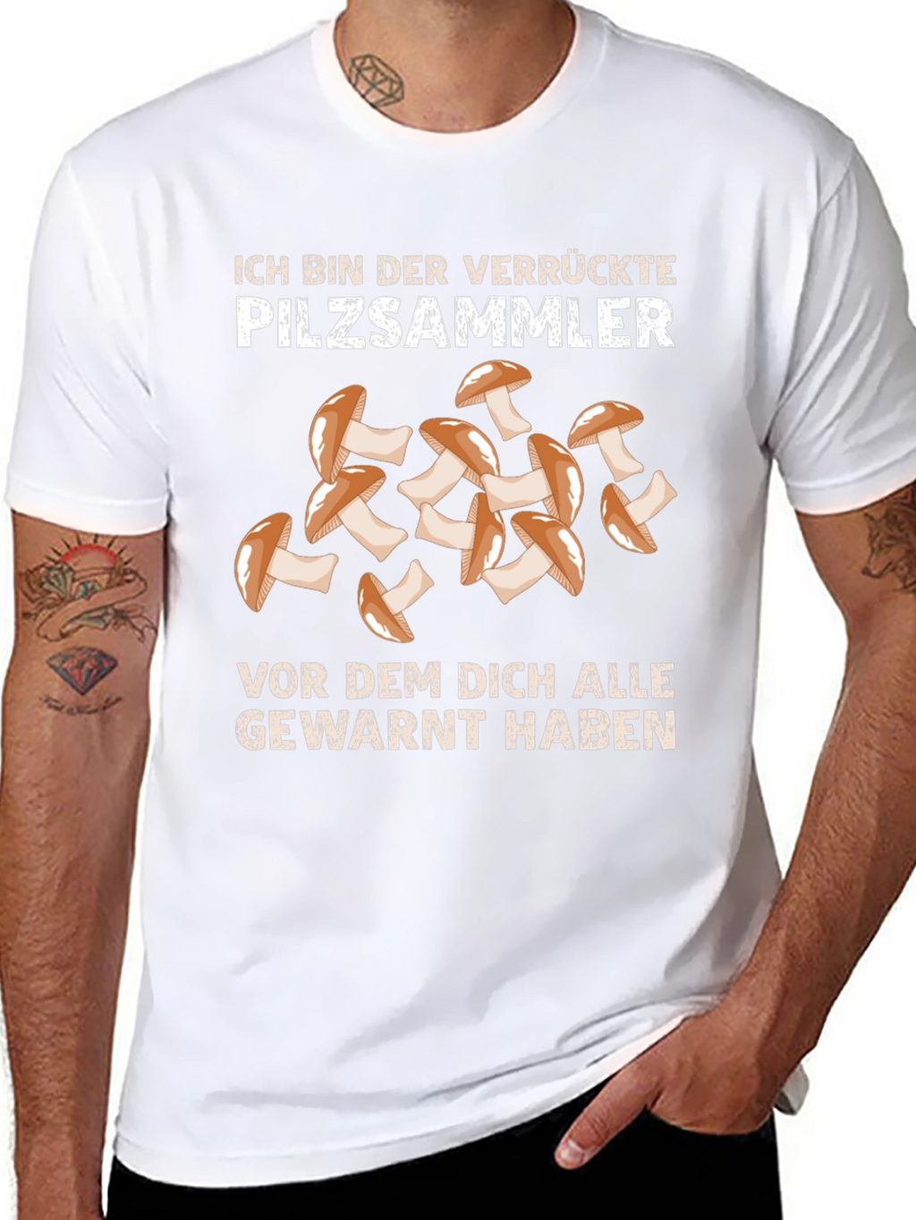 Crazy Mushroom Picker T-Shirt