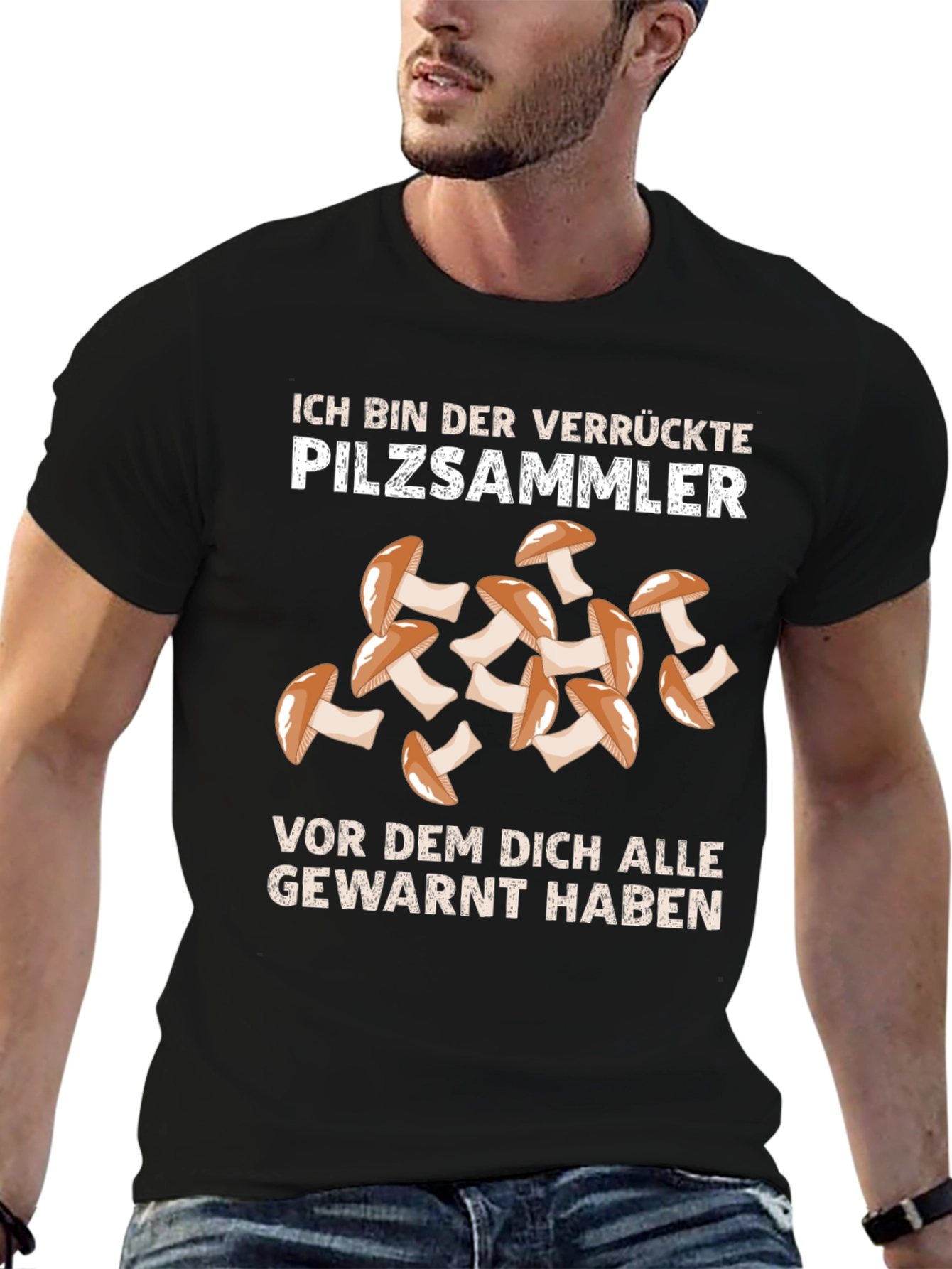 Crazy Mushroom Picker T-Shirt