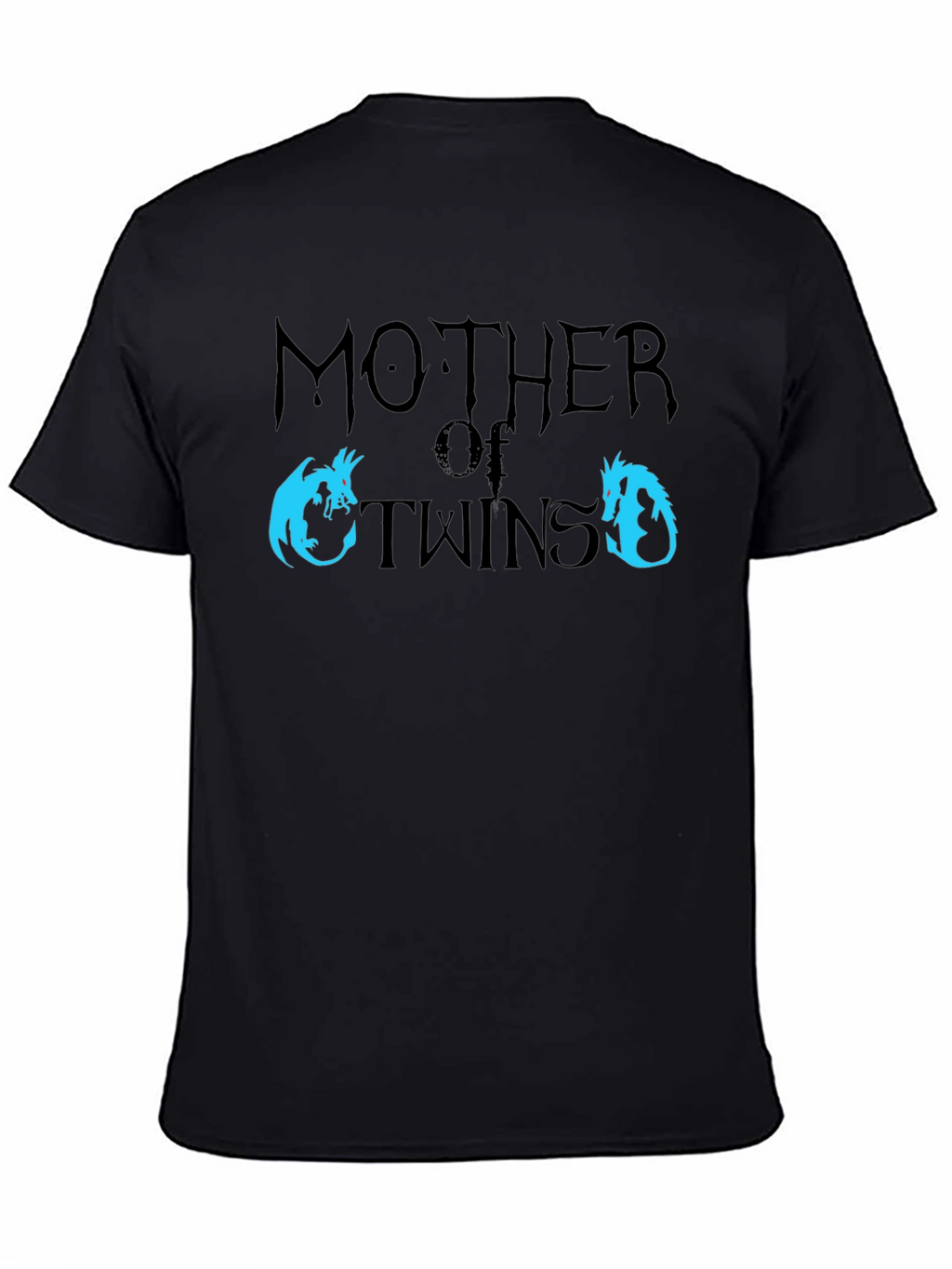 Mother of Twins Dragon T-Shirt - Fun Mom Tee
