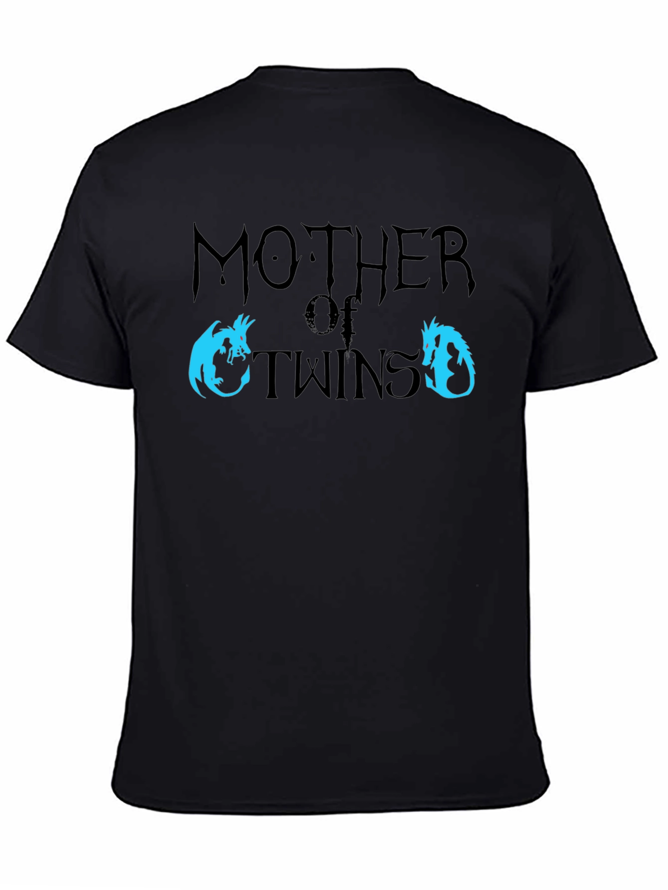 Mother of Twins Dragon T-Shirt - Fun Mom Tee