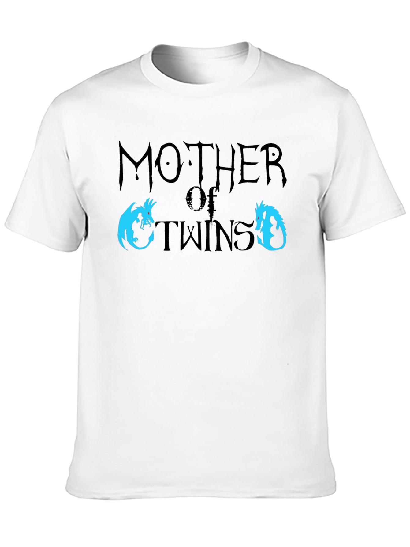 Mother of Twins Dragon T-Shirt - Fun Mom Tee