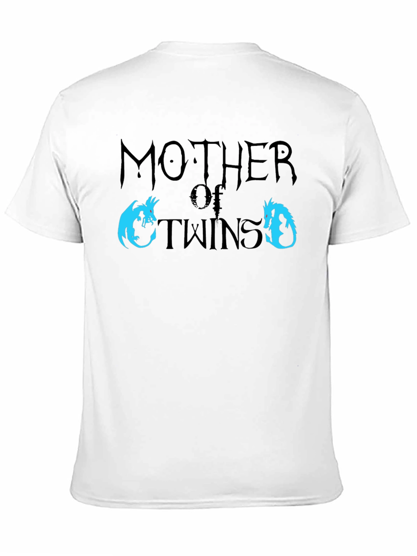 Mother of Twins Dragon T-Shirt - Fun Mom Tee