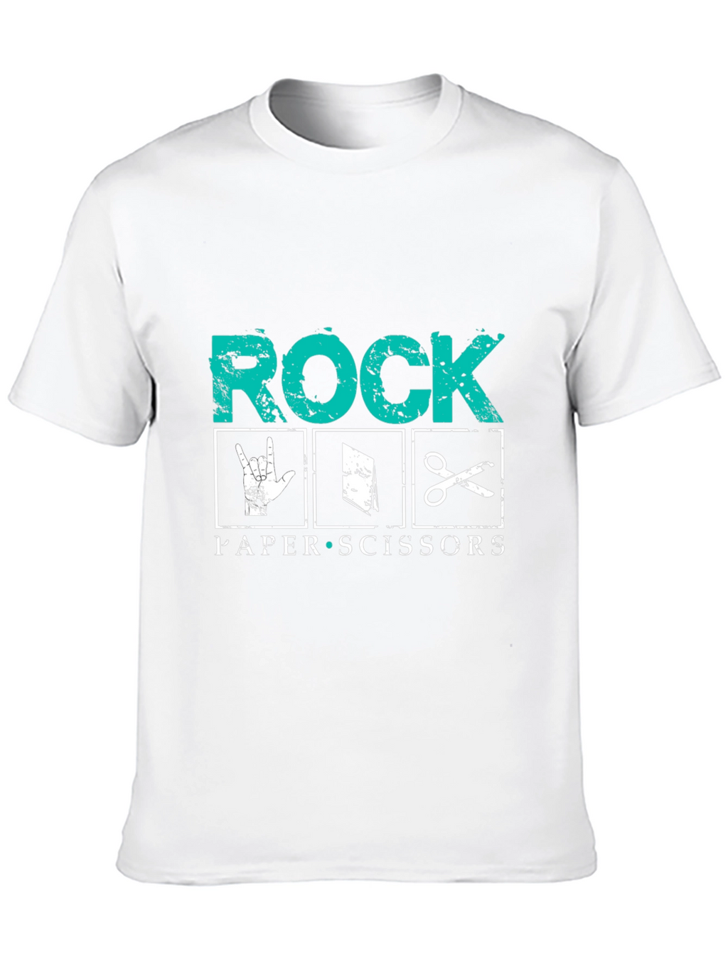 Rock Paper Scissors Graphic T-Shirt
