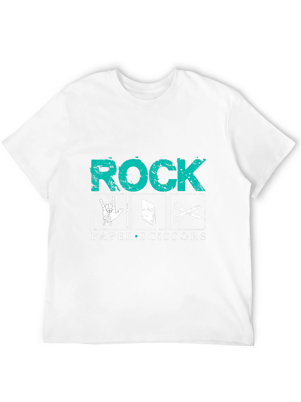 Rock Paper Scissors Graphic T-Shirt
