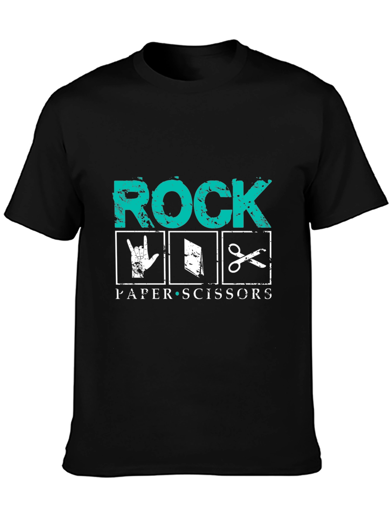 Rock Paper Scissors Graphic T-Shirt