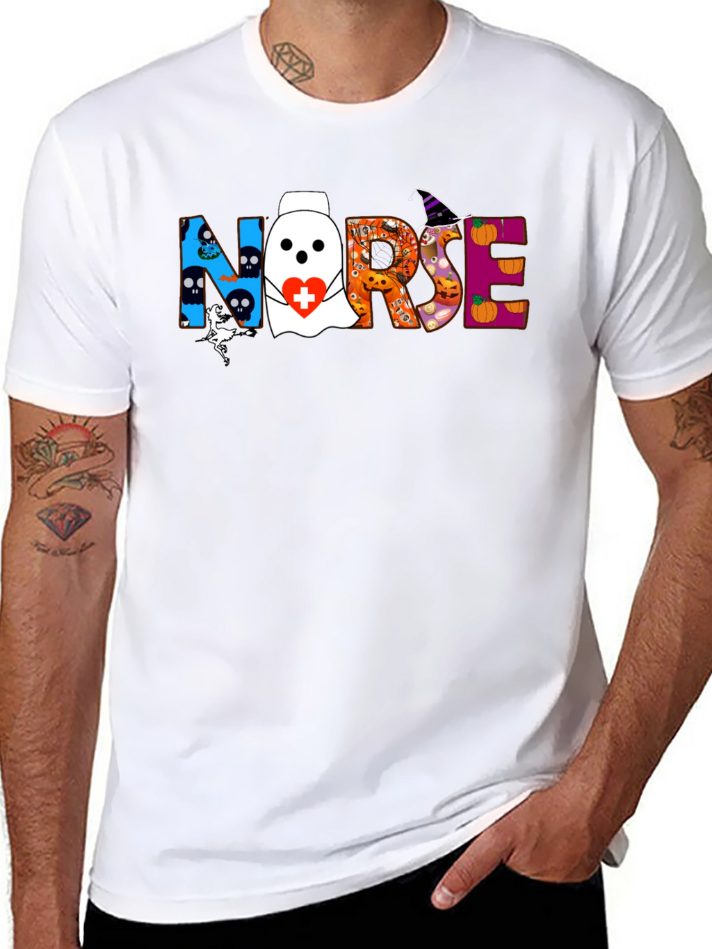 Halloween Nurse T-Shirt - Spooky Season Apparel