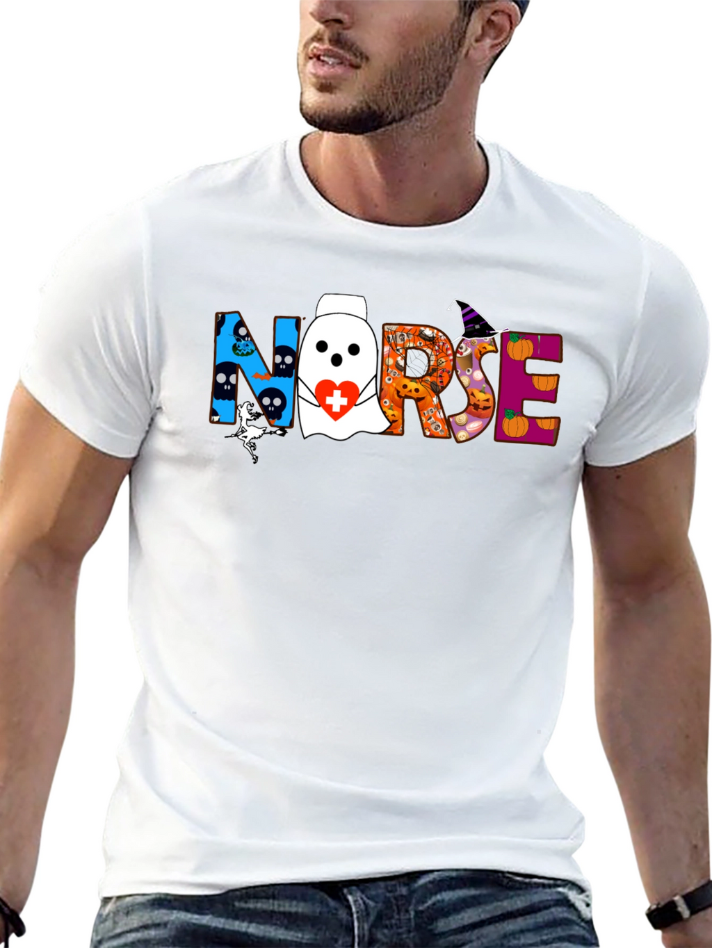 Halloween Nurse T-Shirt - Spooky Season Apparel