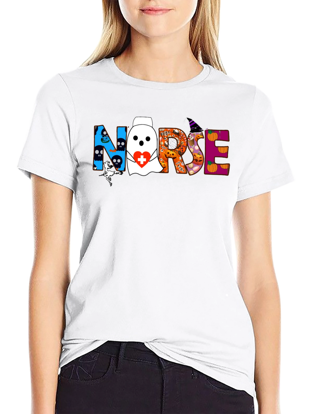Halloween Nurse T-Shirt - Spooky Season Apparel