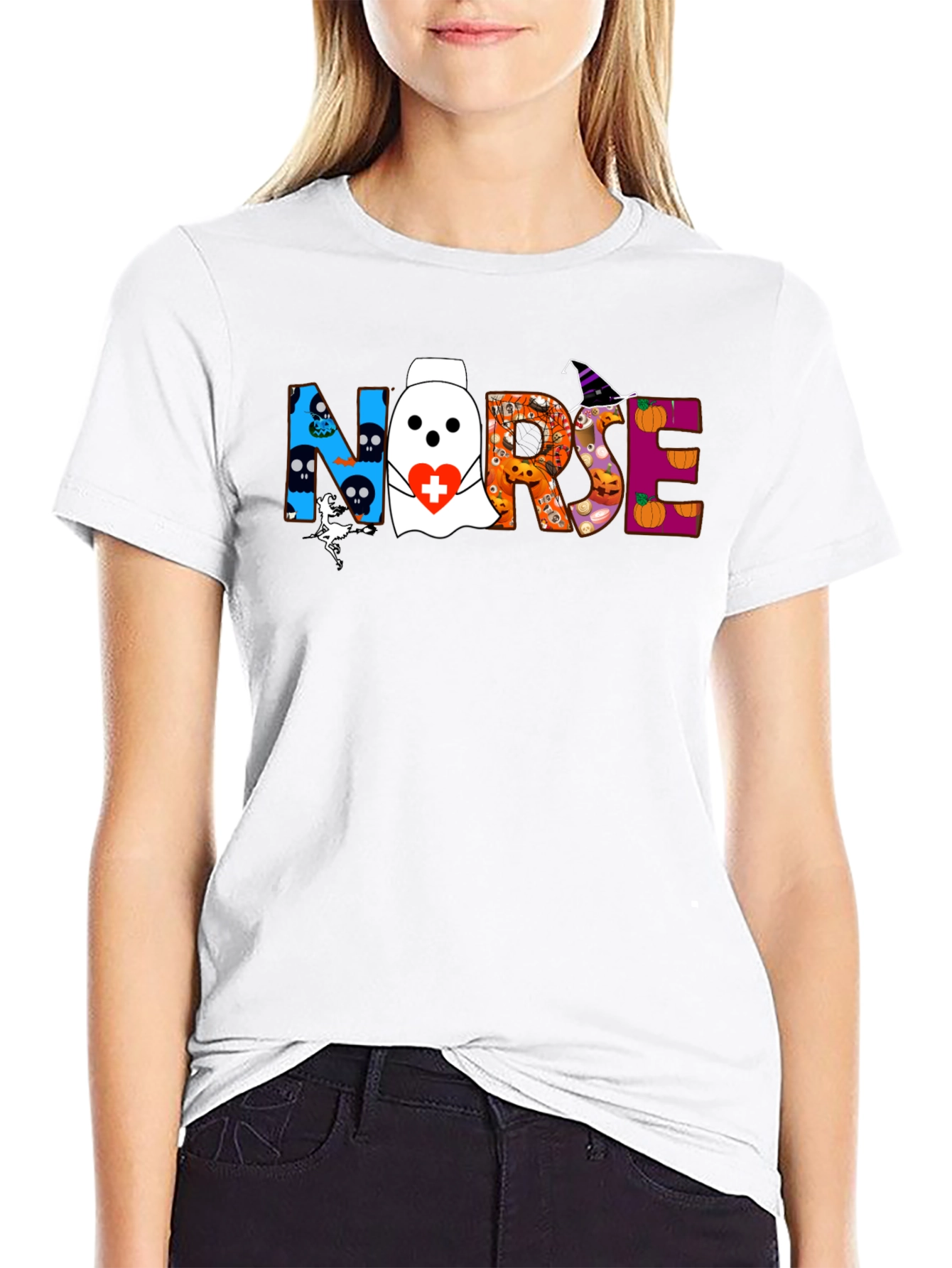 Halloween Nurse T-Shirt - Spooky Season Apparel