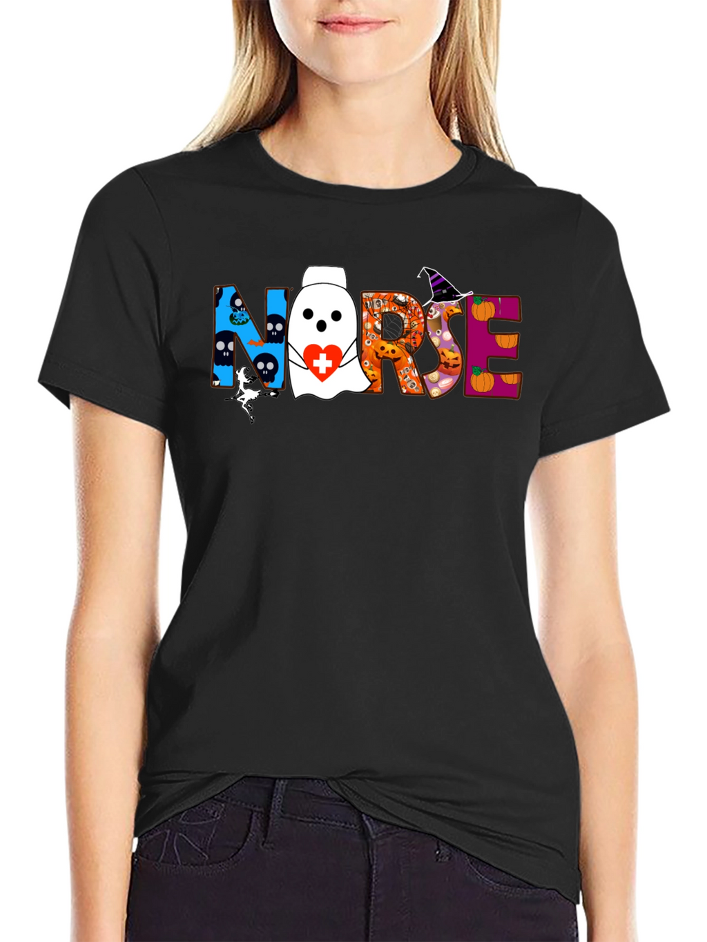Halloween Nurse T-Shirt - Spooky Season Apparel