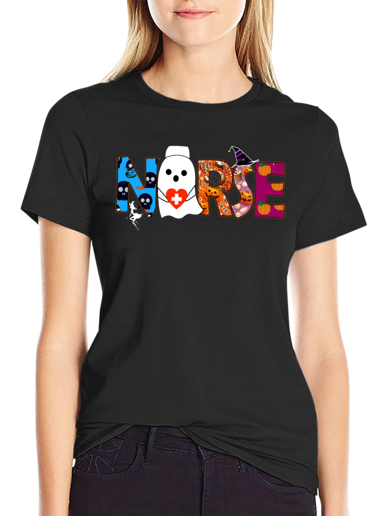 Halloween Nurse T-Shirt - Spooky Season Apparel