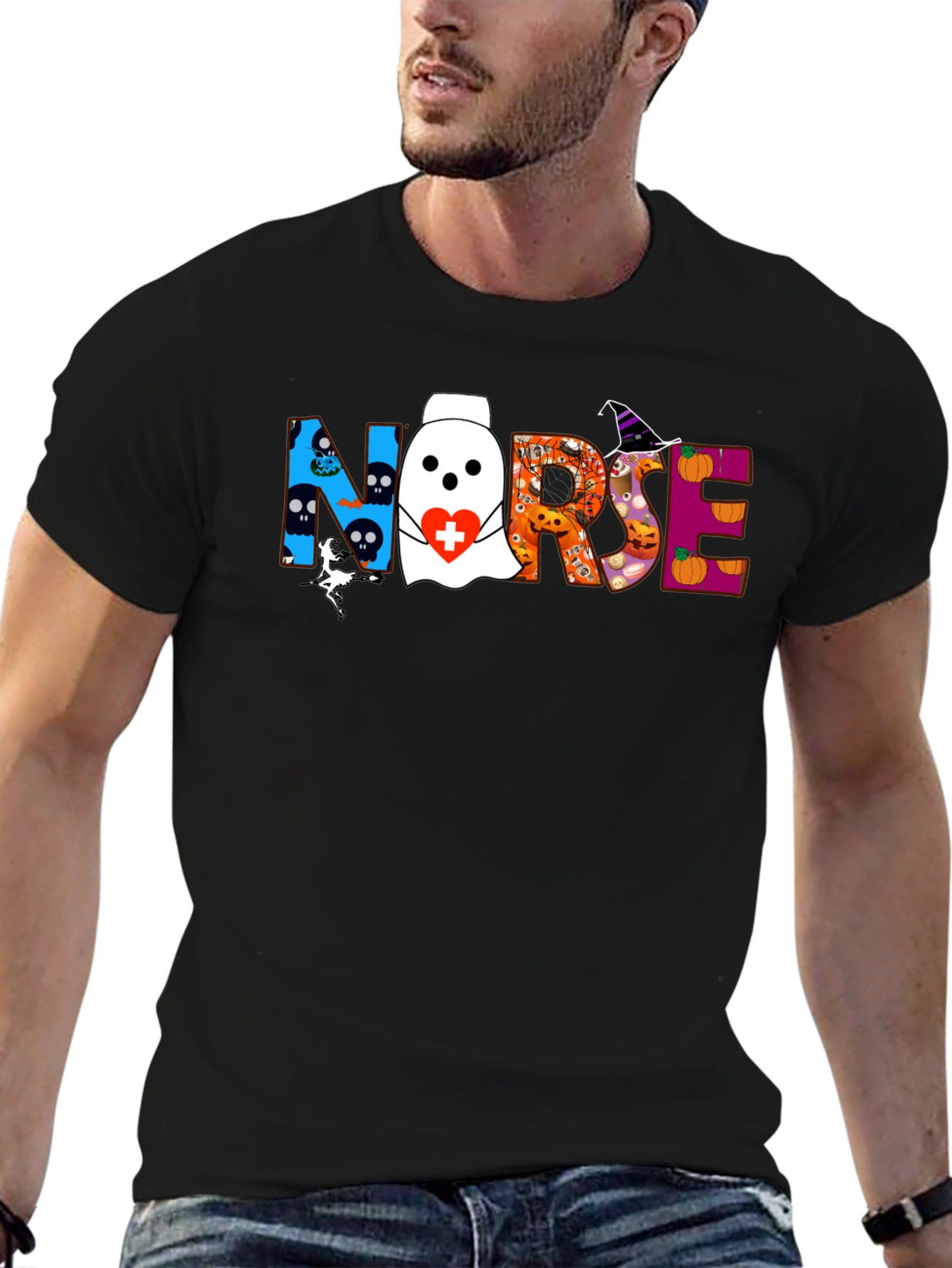 Halloween Nurse T-Shirt - Spooky Season Apparel