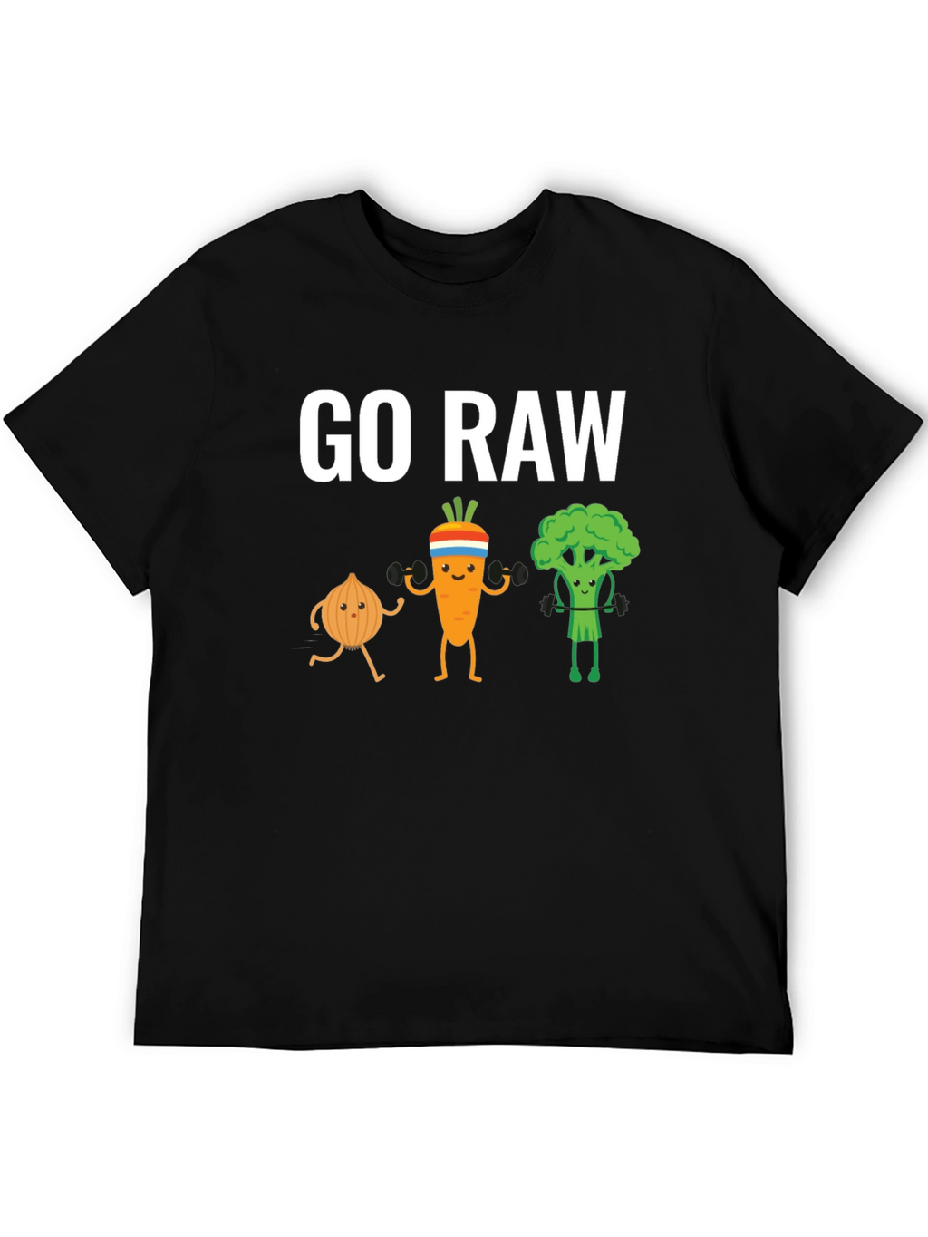 Go Raw T-Shirt: Vegan Workout Apparel