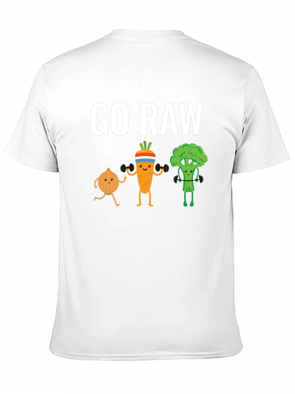Go Raw T-Shirt: Vegan Workout Apparel