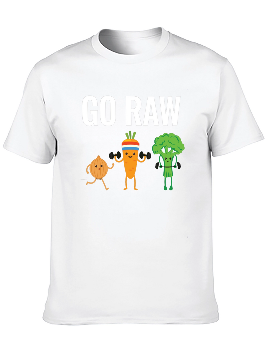 Go Raw T-Shirt: Vegan Workout Apparel