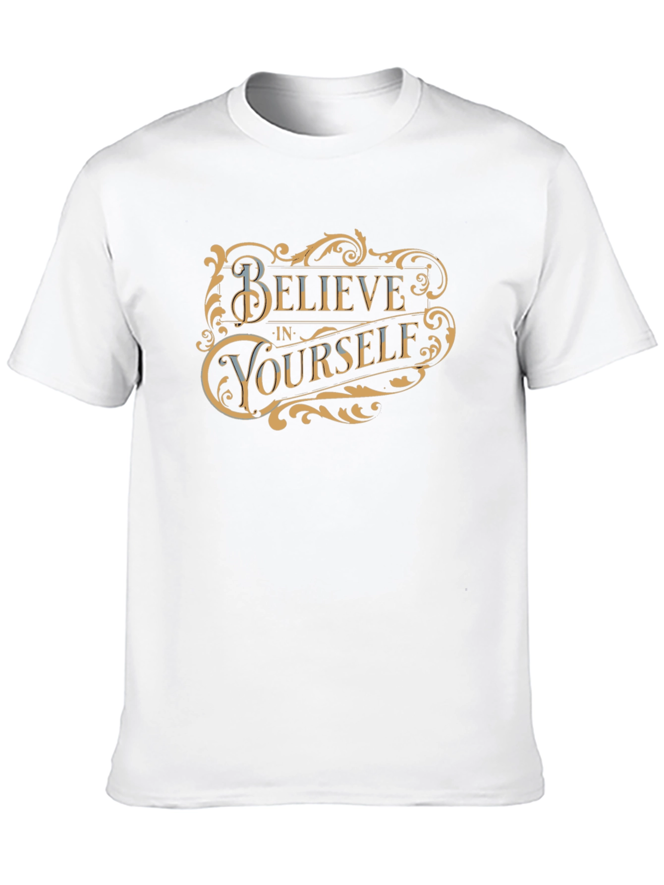 Believe in Yourself Black Graphic Tee