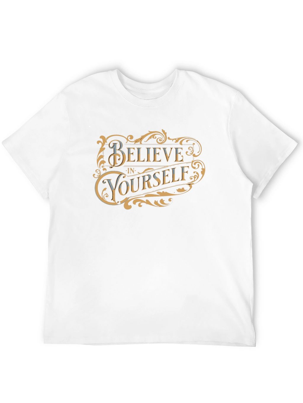 Believe in Yourself Black Graphic Tee